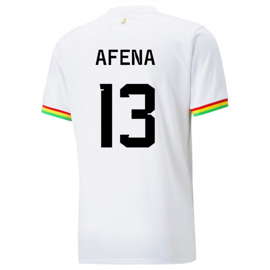 Lapset Ghanan Felix Afena-gyan #13 Valkoinen Kotipaita 22-24 Lyhythihainen Paita T-paita