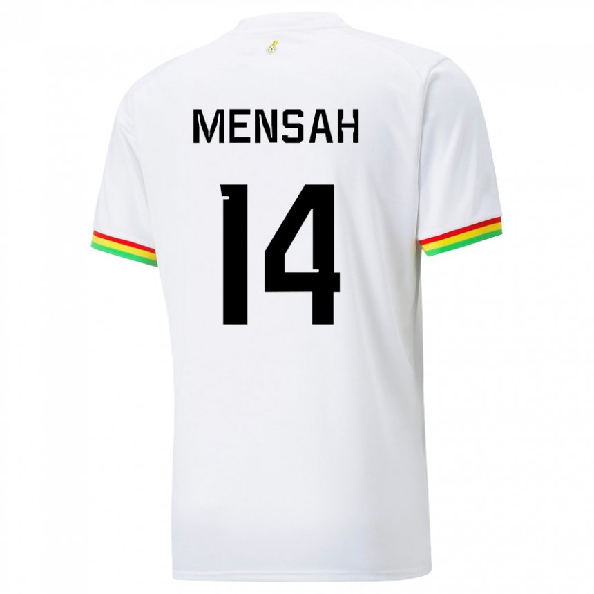 Lapset Ghanan Gideon Mensah #14 Valkoinen Kotipaita 22-24 Lyhythihainen Paita T-paita