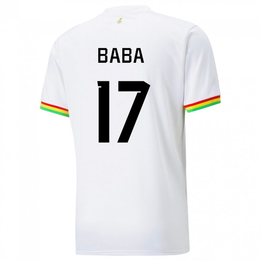 Lapset Ghanan Abdul-rahman Baba #17 Valkoinen Kotipaita 22-24 Lyhythihainen Paita T-paita