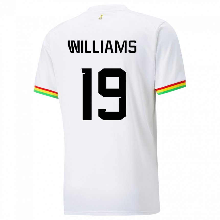 Lapset Ghanan Inaki Williams #19 Valkoinen Kotipaita 22-24 Lyhythihainen Paita T-paita