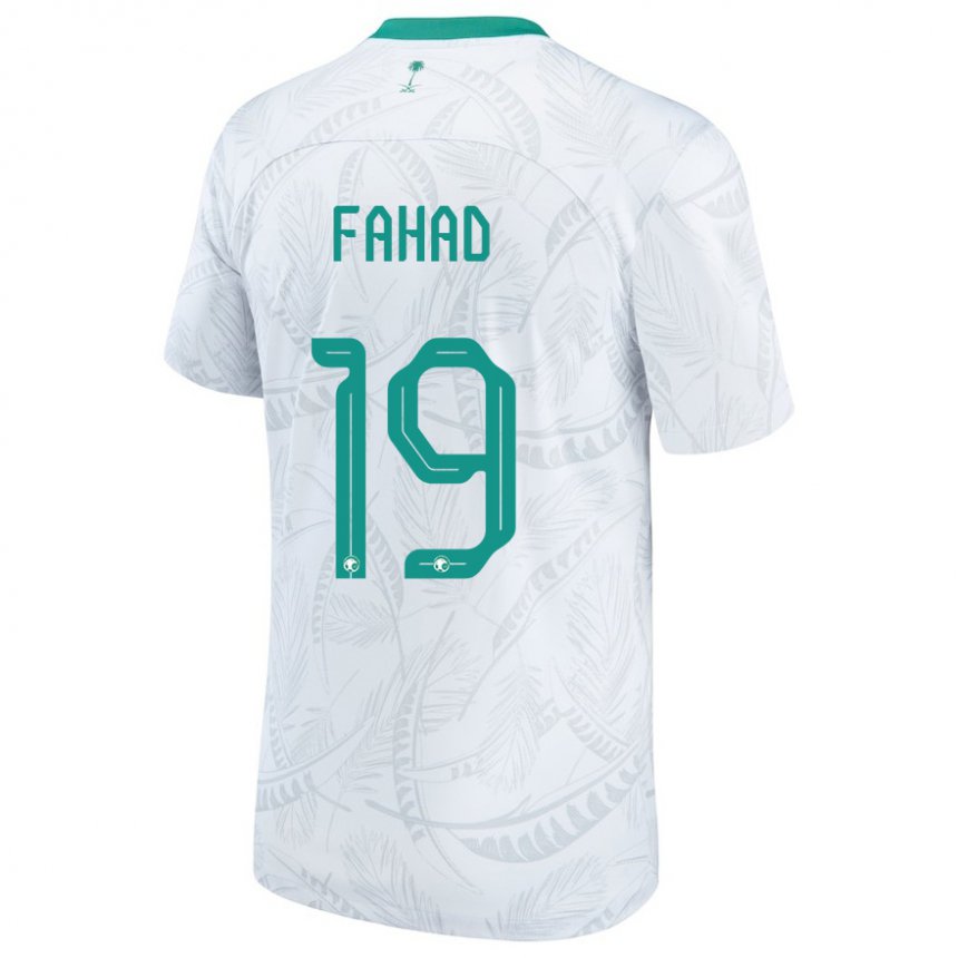 Lapset Saudi-arabian Fahad Al Muwallad #19 Valkoinen Kotipaita 22-24 Lyhythihainen Paita T-paita