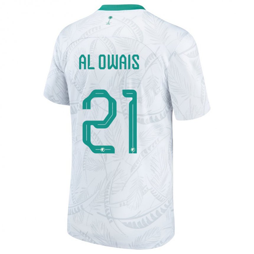 Lapset Saudi-arabian Mohammed Al Owais #21 Valkoinen Kotipaita 22-24 Lyhythihainen Paita T-paita