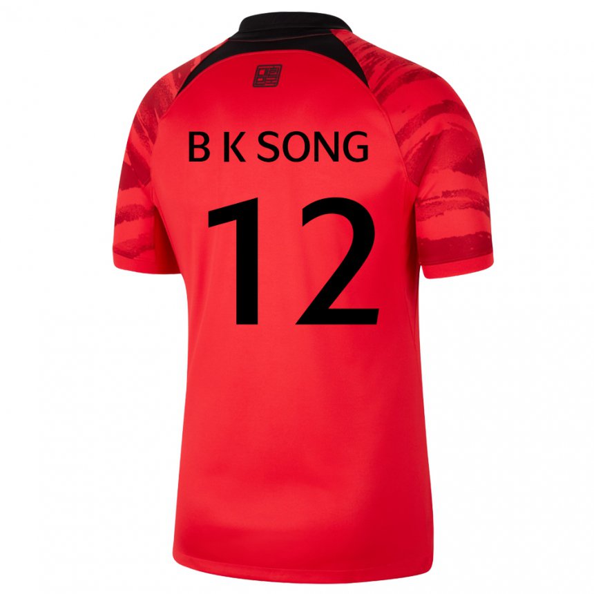 Miesten Etelä-korean Bum-keun Song #12 Punamusta Kotipaita 22-24 Lyhythihainen Paita T-paita