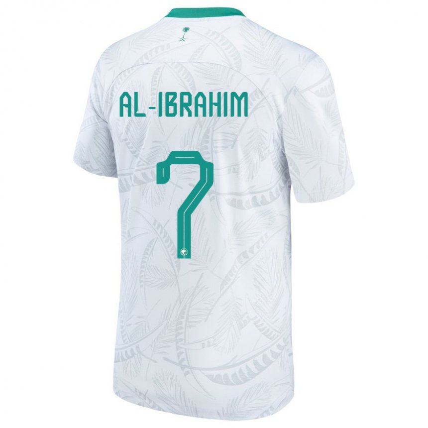Lapset Saudi-arabian Noura Al Ibrahim #7 Valkoinen Kotipaita 22-24 Lyhythihainen Paita T-paita