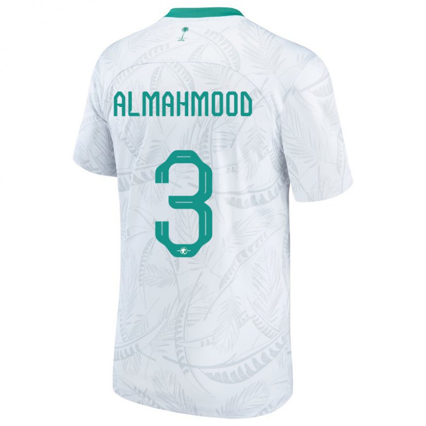 Lapset Saudi-arabian Mohammed Almahmood #3 Valkoinen Kotipaita 22-24 Lyhythihainen Paita T-paita