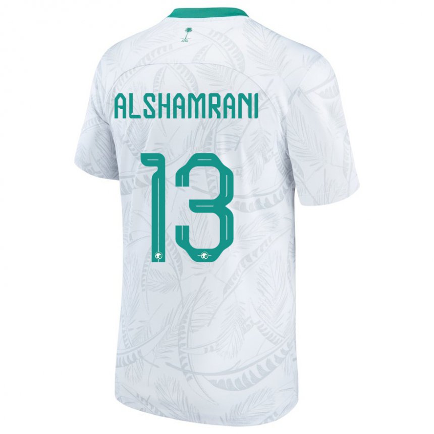 Lapset Saudi-arabian Farha Alshamrani #13 Valkoinen Kotipaita 22-24 Lyhythihainen Paita T-paita
