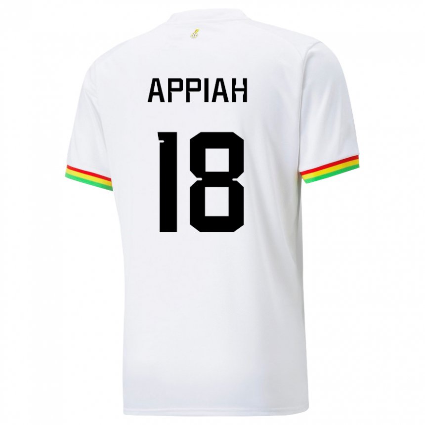 Lapset Ghanan Veronica Appiah #18 Valkoinen Kotipaita 22-24 Lyhythihainen Paita T-paita