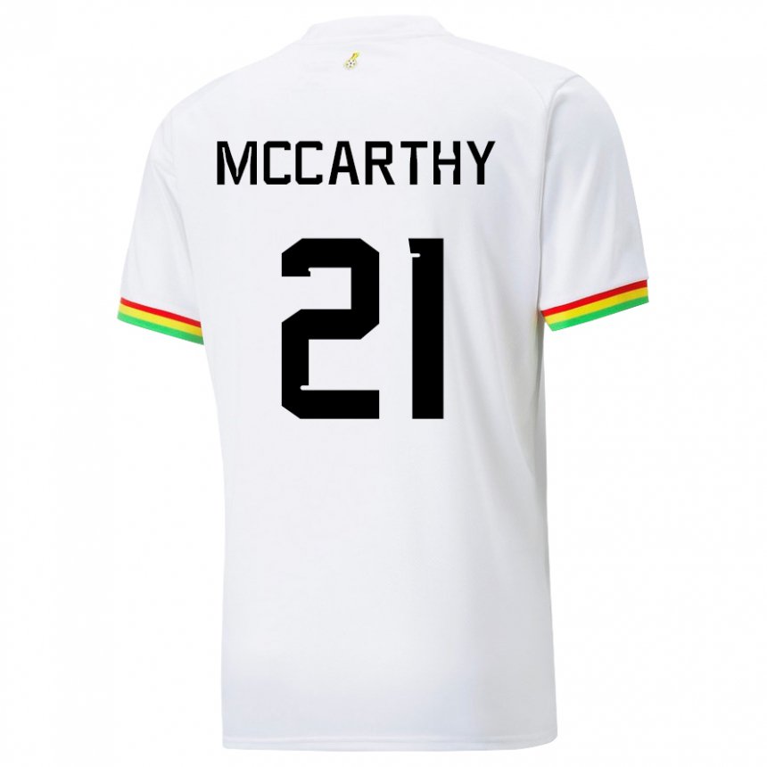 Lapset Ghanan Kerrie Mccarthy #21 Valkoinen Kotipaita 22-24 Lyhythihainen Paita T-paita
