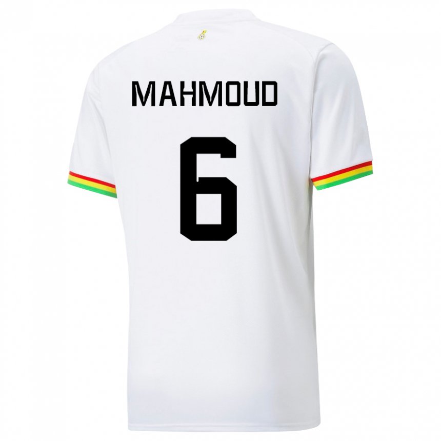 Lapset Ghanan Mohaison Mahmoud #6 Valkoinen Kotipaita 22-24 Lyhythihainen Paita T-paita