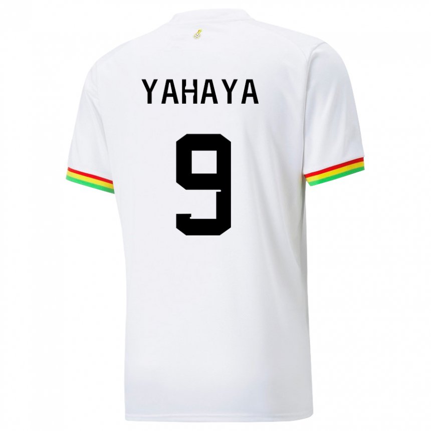 Lapset Ghanan Mohammed Yahaya #9 Valkoinen Kotipaita 22-24 Lyhythihainen Paita T-paita