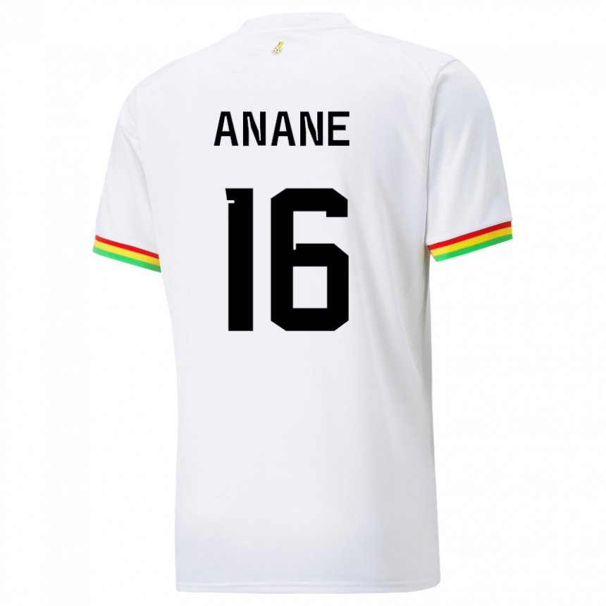 Lapset Ghanan Vincent Anane #16 Valkoinen Kotipaita 22-24 Lyhythihainen Paita T-paita