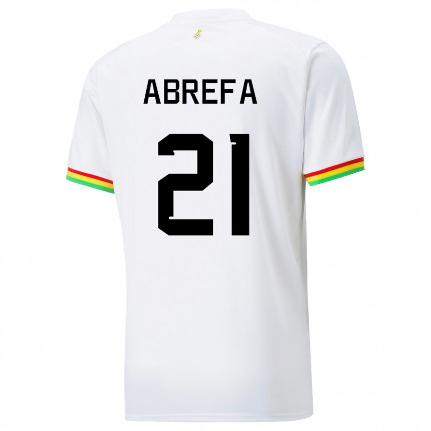 Lapset Ghanan Kelvin Abrefa #21 Valkoinen Kotipaita 22-24 Lyhythihainen Paita T-paita