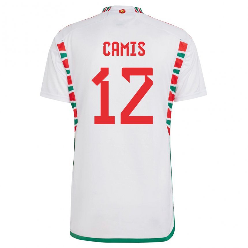 Lapset Walesin Oliver Camis #12 Valkoinen Vieraspaita 22-24 Lyhythihainen Paita T-paita