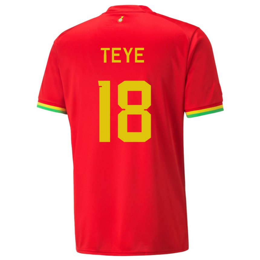 Lapset Ghanan Suzzy Teye #18 Punainen Vieraspaita 22-24 Lyhythihainen Paita T-paita