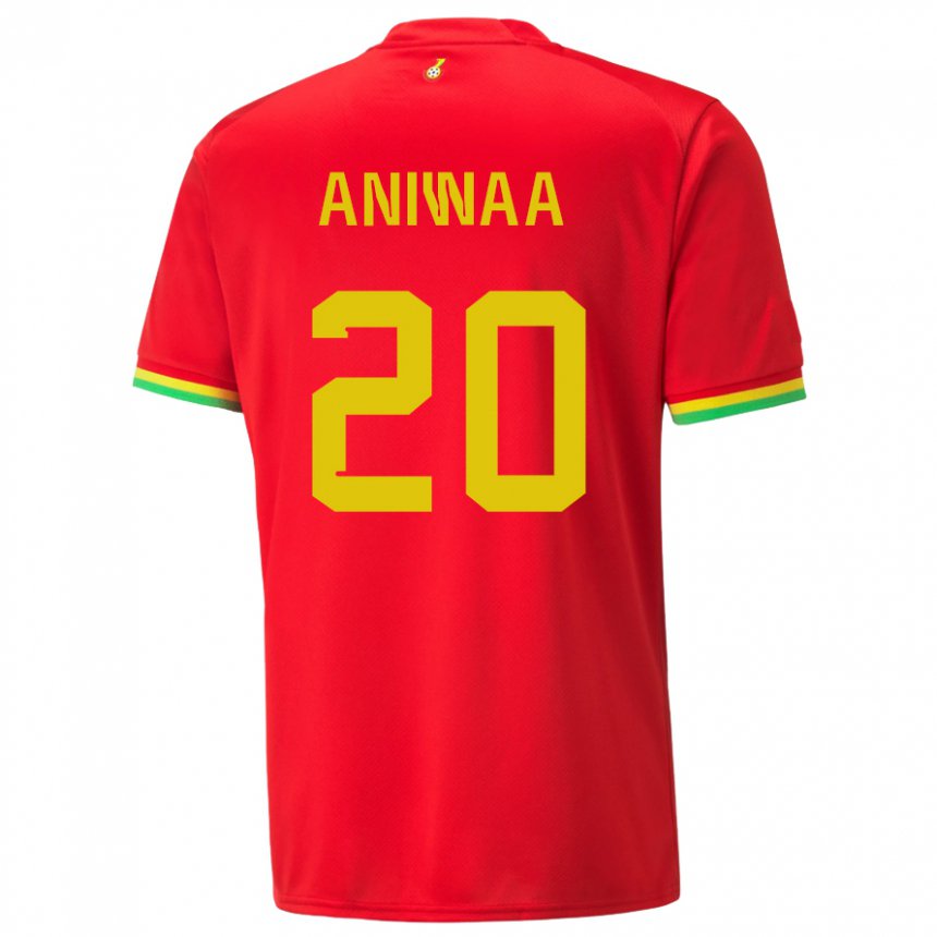 Lapset Ghanan Louisa Aniwaa #20 Punainen Vieraspaita 22-24 Lyhythihainen Paita T-paita