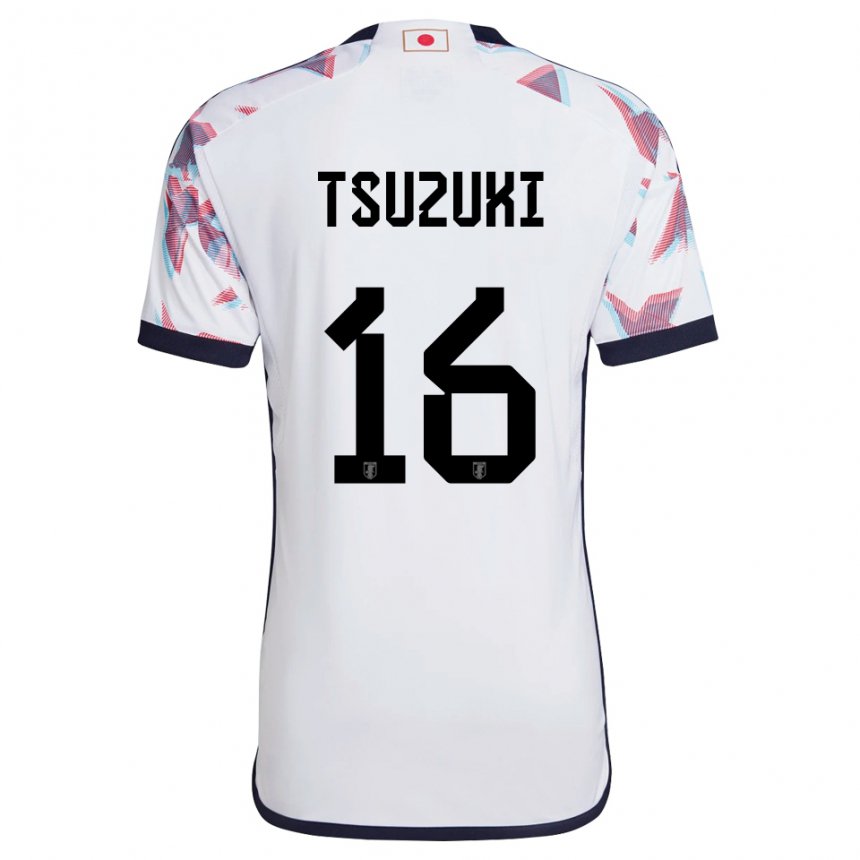 Lapset Japanin Shunta Tsuzuki #16 Valkoinen Vieraspaita 22-24 Lyhythihainen Paita T-paita