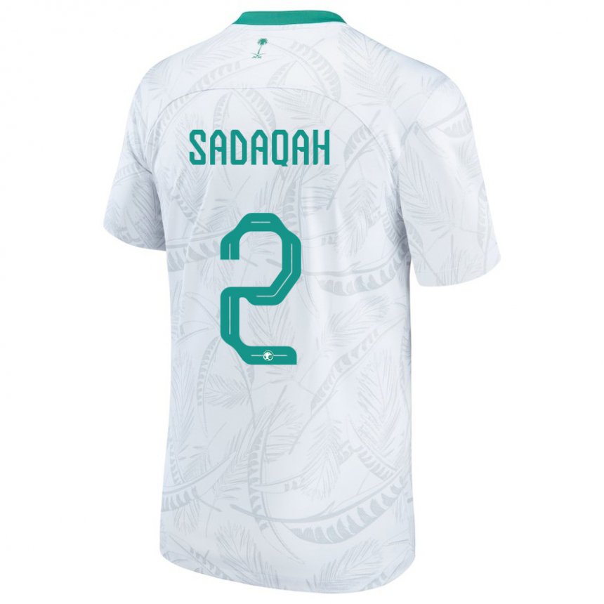 Miesten Saudi-arabian Bayan Sadaqah #2 Valkoinen Kotipaita 22-24 Lyhythihainen Paita T-paita