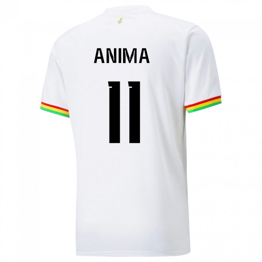 Miesten Ghanan Naomi Anima #11 Valkoinen Kotipaita 22-24 Lyhythihainen Paita T-paita