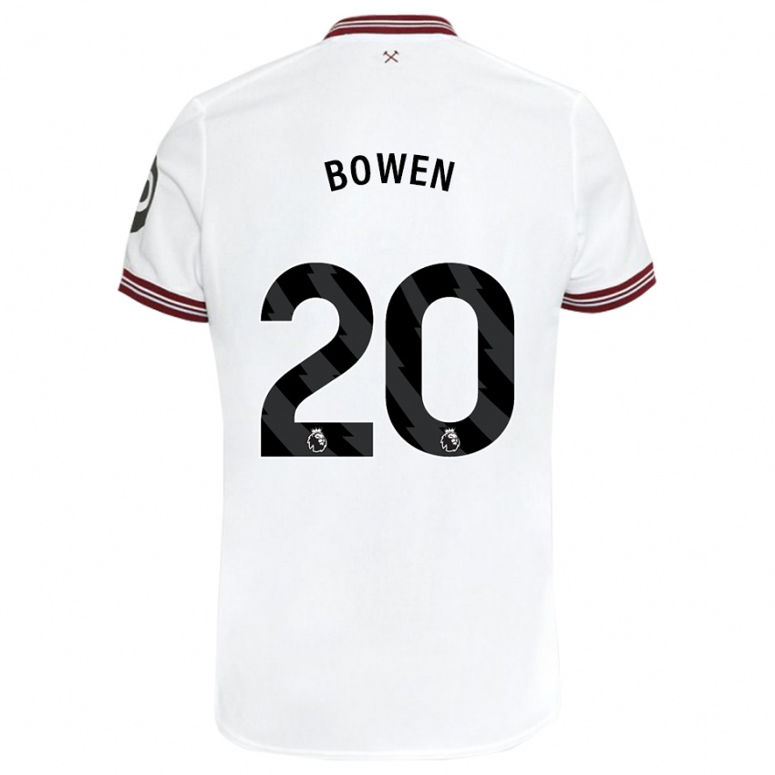 Lapset Jarrod Bowen #20 Valkoinen Vieraspaita 2023/24 Lyhythihainen Paita T-Paita