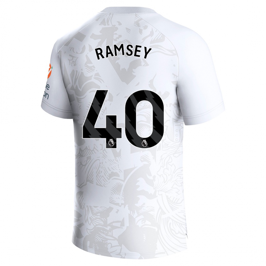 Lapset Aaron Ramsey #40 Valkoinen Vieraspaita 2023/24 Lyhythihainen Paita T-Paita