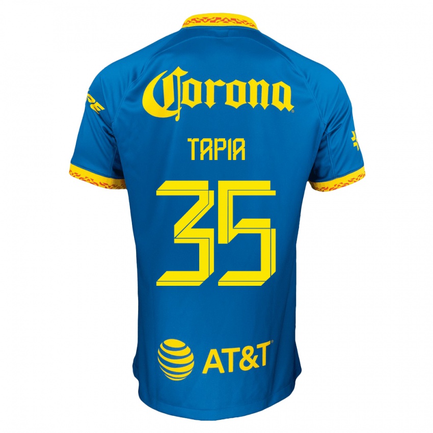 Miesten Fernando Tapia #35 Sininen Vieraspaita 2023/24 Lyhythihainen Paita T-Paita