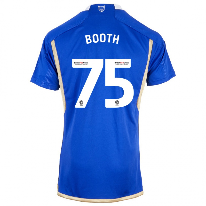 Naisten Zach Booth #75 Kuninkaallisen Sininen Kotipaita 2023/24 Lyhythihainen Paita T-Paita
