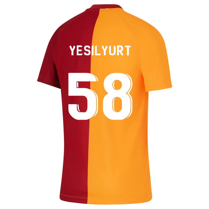 Lapset Ali Yeşilyurt #58 Oranssi Kotipaita 2023/24 Lyhythihainen Paita T-Paita