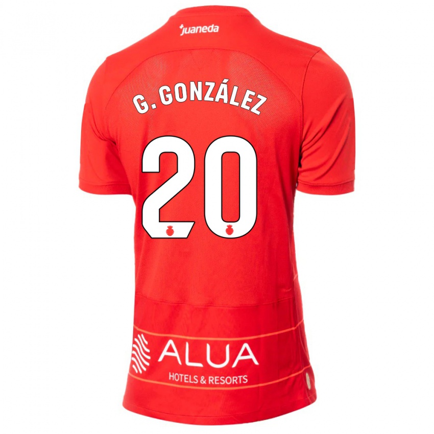 Lapset Giovanni González #20 Punainen Kotipaita 2023/24 Lyhythihainen Paita T-Paita