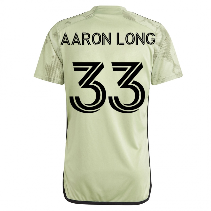 Miesten Aaron Long #33 Vihreä Vieraspaita 2023/24 Lyhythihainen Paita T-Paita