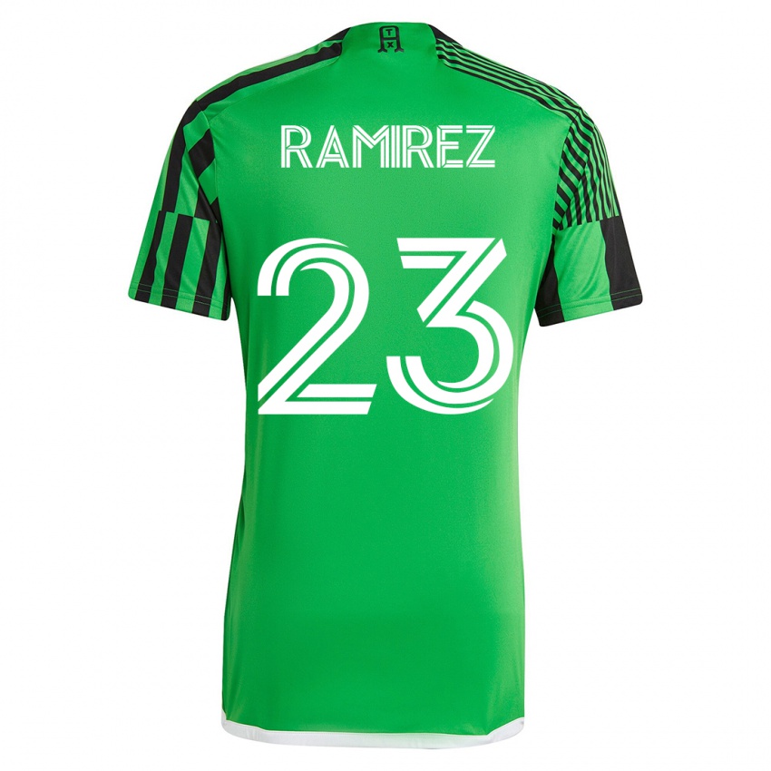 Naisten Alonso Ramírez #23 Vihreä Musta Kotipaita 2023/24 Lyhythihainen Paita T-Paita