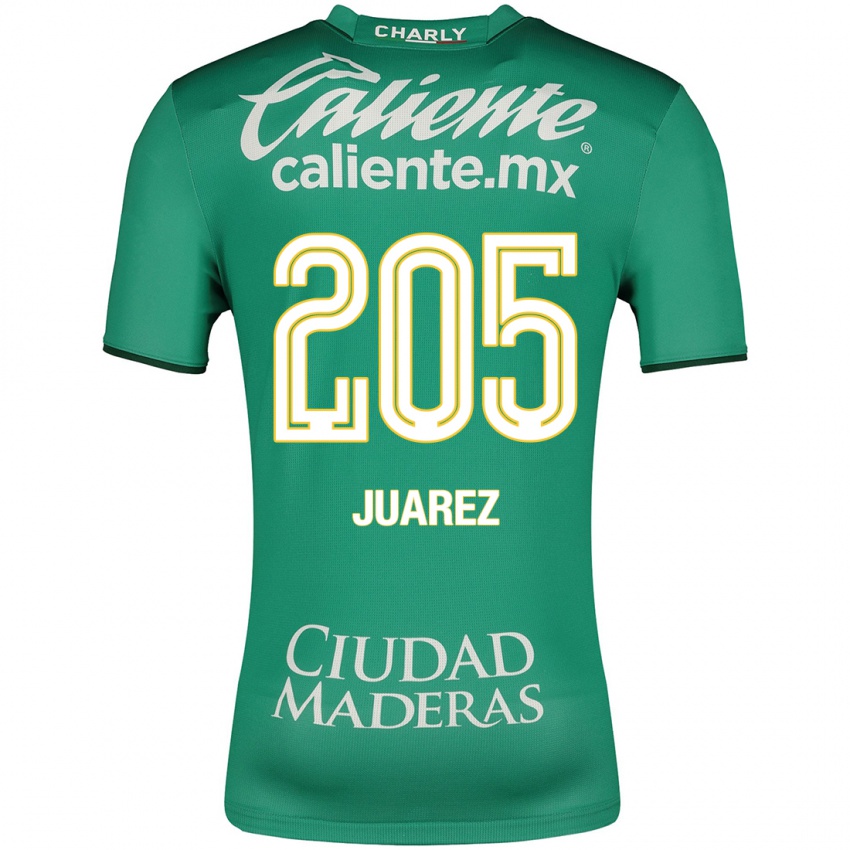 Naisten Moisés Juárez #205 Vihreä Kotipaita 2023/24 Lyhythihainen Paita T-Paita