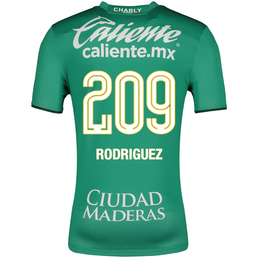 Naisten Víctor Rodríguez #209 Vihreä Kotipaita 2023/24 Lyhythihainen Paita T-Paita