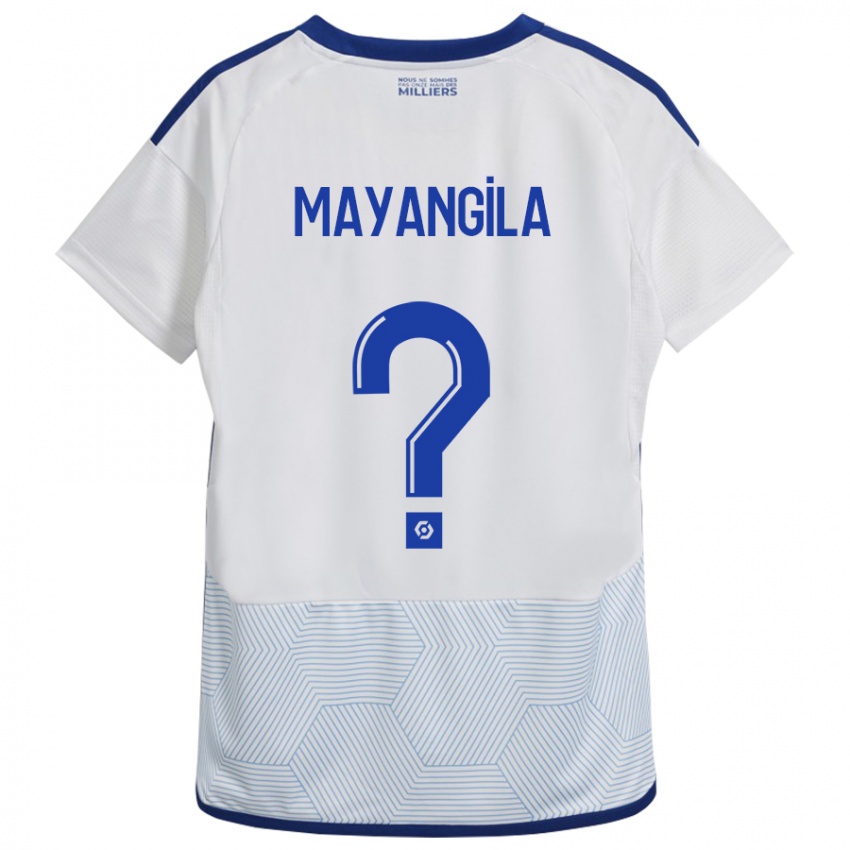 Naisten Ryan Tutu Mayangila #0 Valkoinen Vieraspaita 2023/24 Lyhythihainen Paita T-Paita