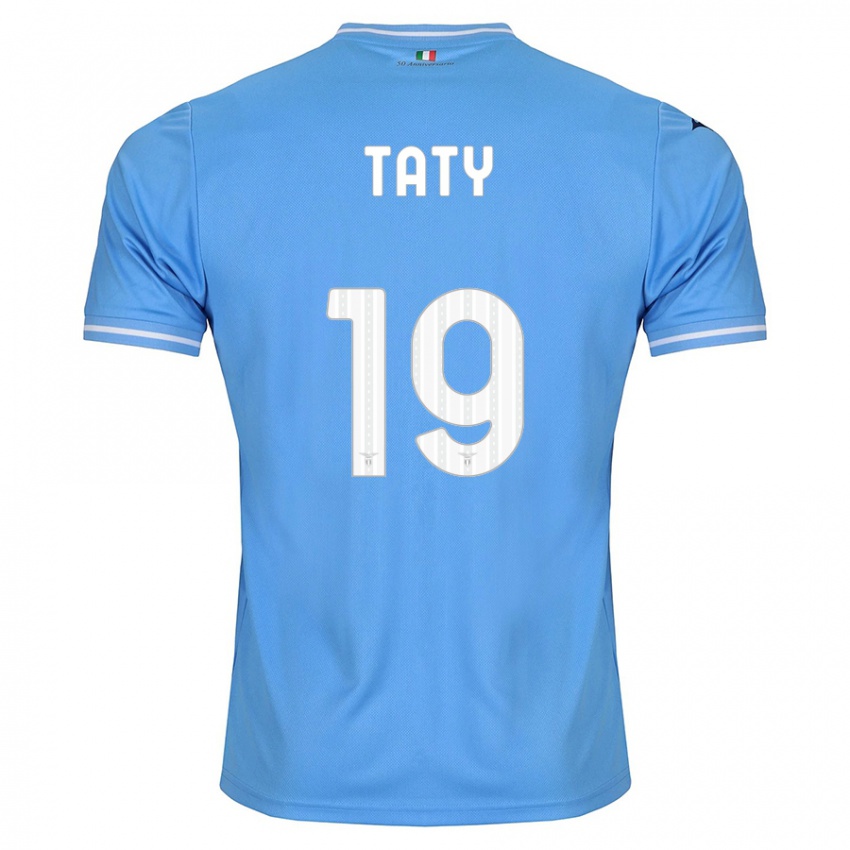 Lapset Taty Castellanos #19 Sininen Kotipaita 2023/24 Lyhythihainen Paita T-Paita