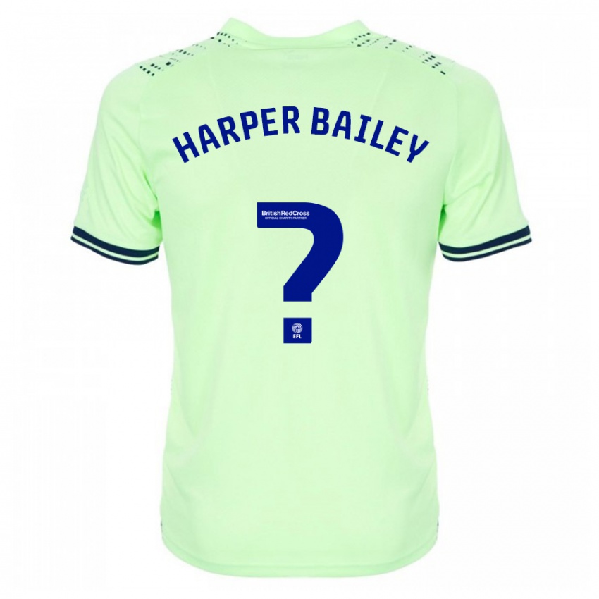 Lapset Aaron Harper-Bailey #0 Laivasto Vieraspaita 2023/24 Lyhythihainen Paita T-Paita