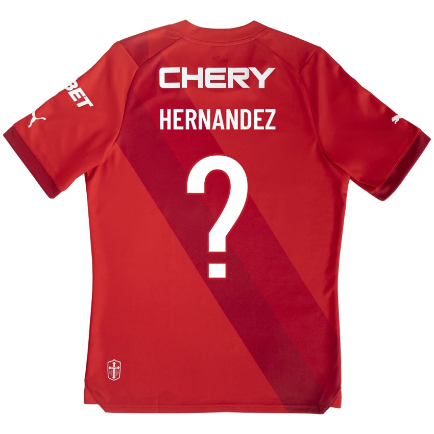Lapset Luis Felipe Hernández #0 Punainen Vieraspaita 2023/24 Lyhythihainen Paita T-Paita