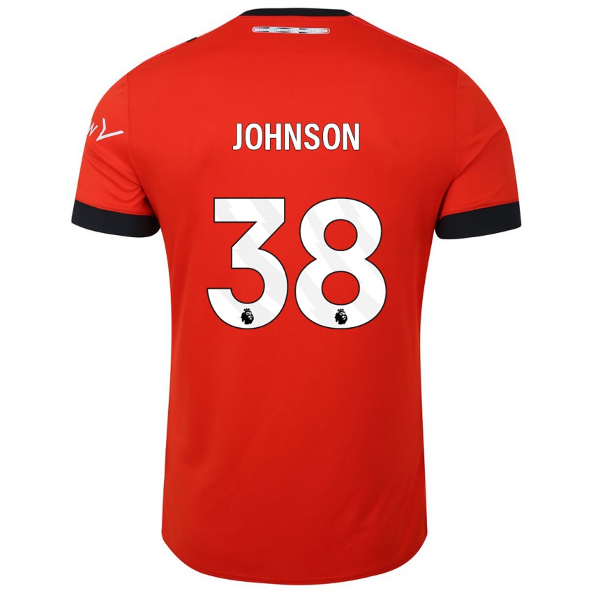 Miesten Joe Johnson #38 Punainen Kotipaita 2023/24 Lyhythihainen Paita T-Paita