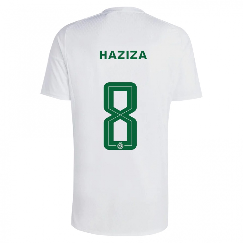 Miesten Dolev Haziza #8 Vihreä Sininen Vieraspaita 2023/24 Lyhythihainen Paita T-Paita