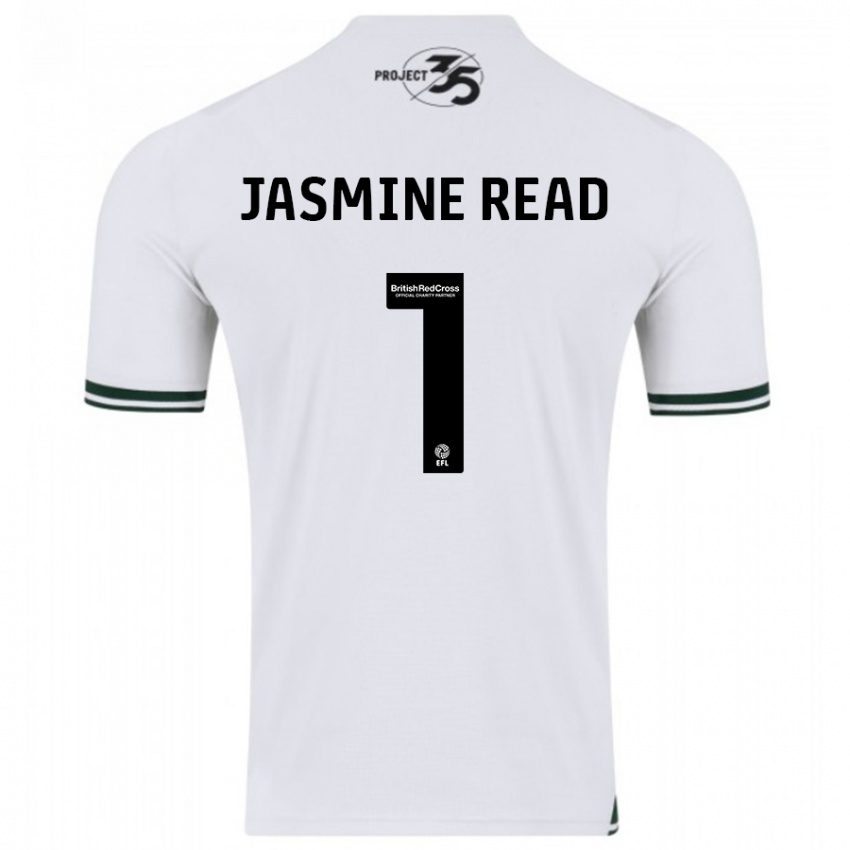 Naisten Jasmine Read #1 Valkoinen Vieraspaita 2023/24 Lyhythihainen Paita T-Paita