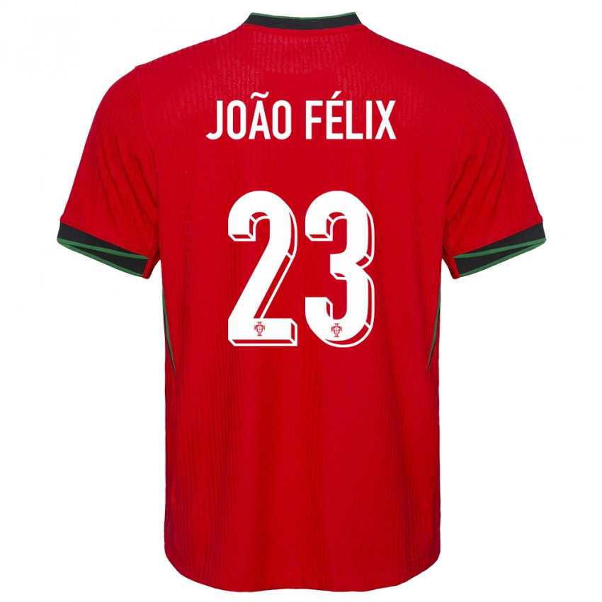 Miesten Portugali Joao Felix #23 Punainen Kotipaita 24-26 Lyhythihainen Paita T-Paita
