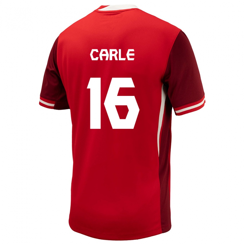 Miesten Kanada Gabrielle Carle #16 Punainen Kotipaita 24-26 Lyhythihainen Paita T-Paita