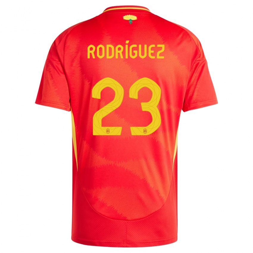 Naisten Espanja Misa Rodriguez #23 Punainen Kotipaita 24-26 Lyhythihainen Paita T-Paita