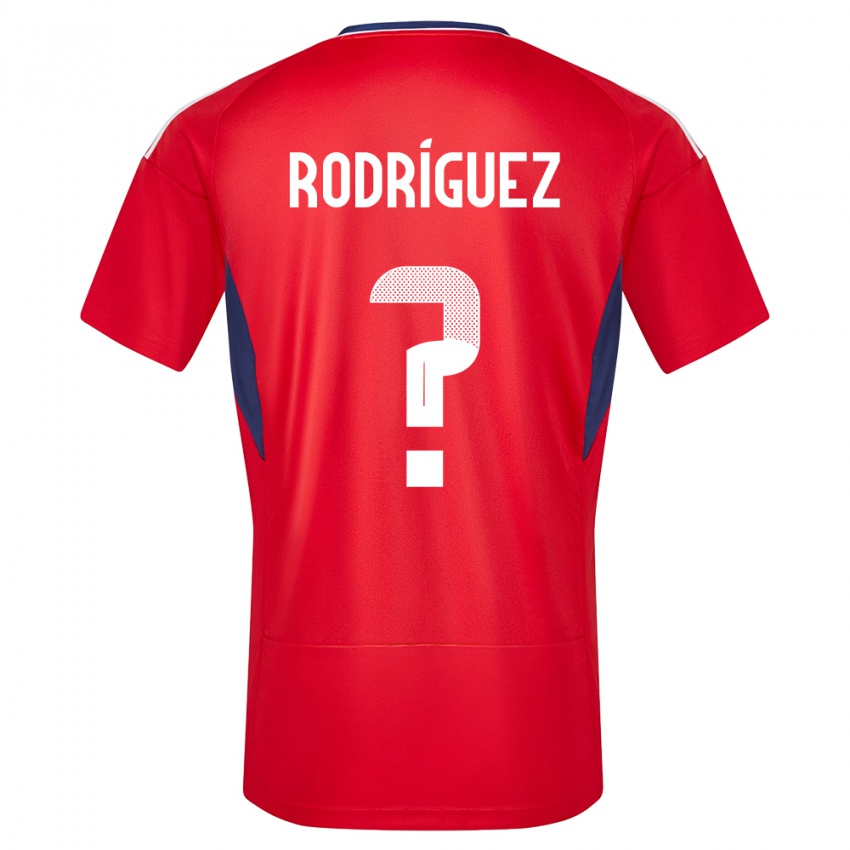 Naisten Costa Rica Bradley Rodriguez #0 Punainen Kotipaita 24-26 Lyhythihainen Paita T-Paita