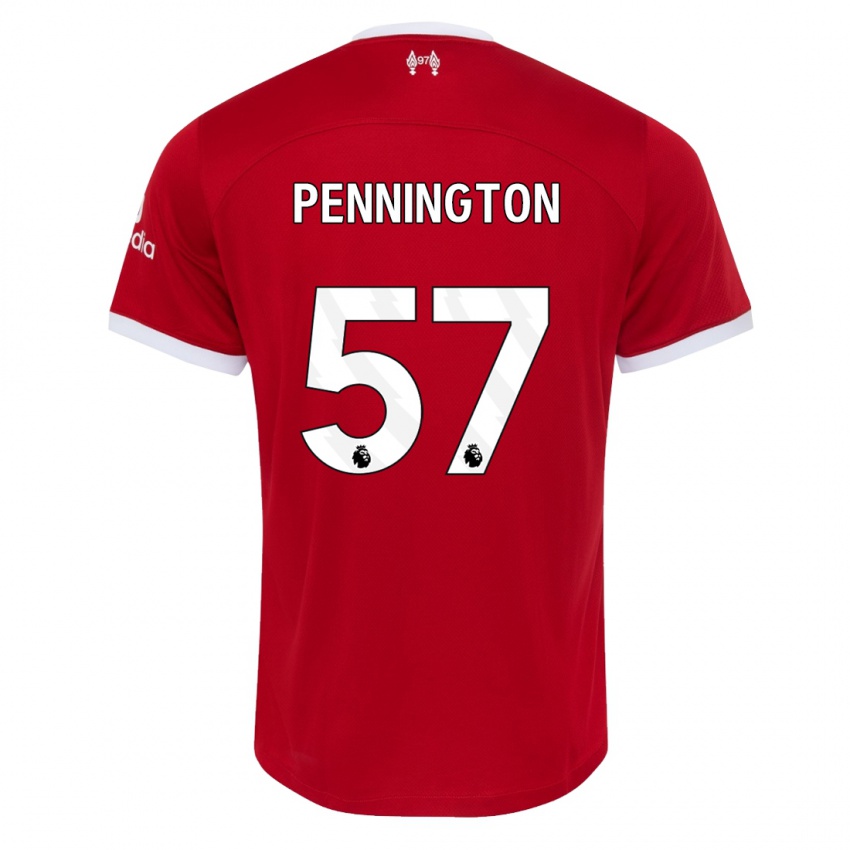 Lapset Cody Pennington #57 Punainen Kotipaita 2023/24 Lyhythihainen Paita T-Paita