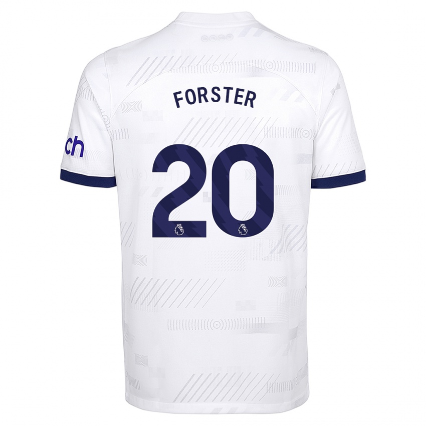 Lapset Fraser Forster #20 Valkoinen Kotipaita 2023/24 Lyhythihainen Paita T-Paita