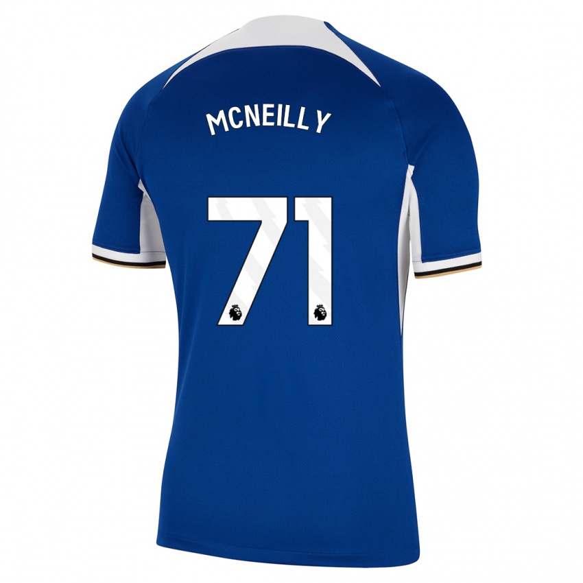 Lapset Donnell Mcneilly #71 Sininen Kotipaita 2023/24 Lyhythihainen Paita T-Paita