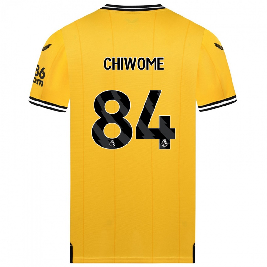 Lapset Leon Chiwome #84 Keltainen Kotipaita 2023/24 Lyhythihainen Paita T-Paita