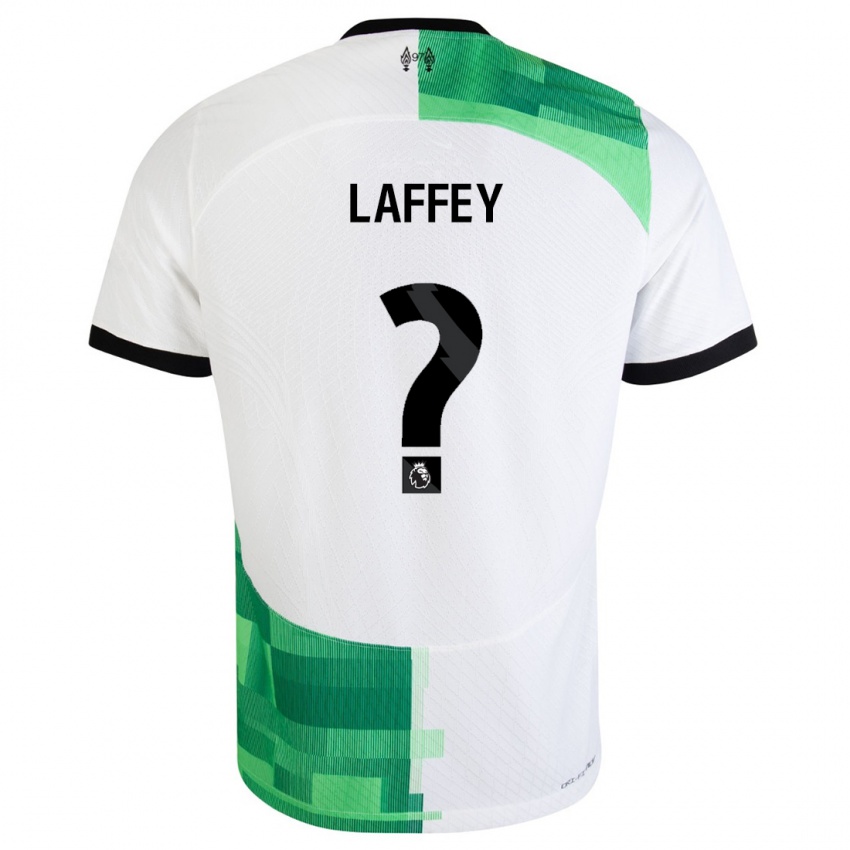 Lapset Michael Laffey #0 Valkoinen Vihreä Vieraspaita 2023/24 Lyhythihainen Paita T-Paita