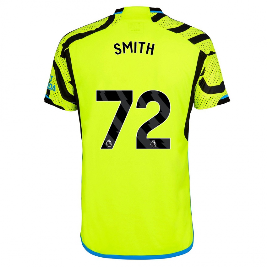 Lapset Matt Smith #72 Keltainen Vieraspaita 2023/24 Lyhythihainen Paita T-Paita
