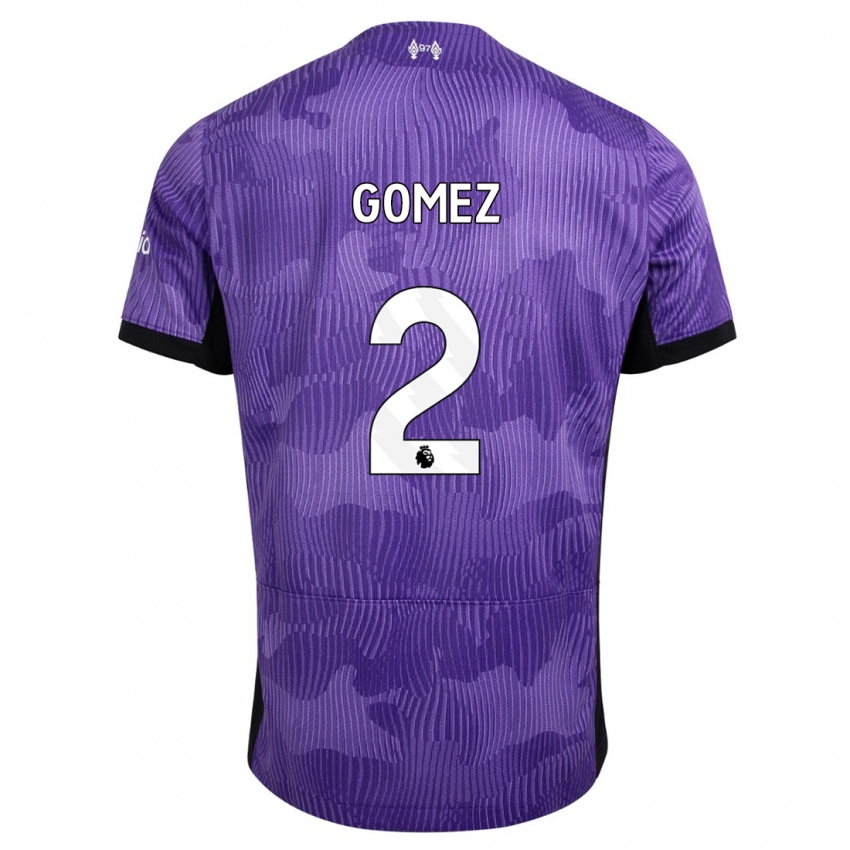 Lapset Joe Gomez #2 Violetti Kolmas Sarja 2023/24 Lyhythihainen Paita T-Paita